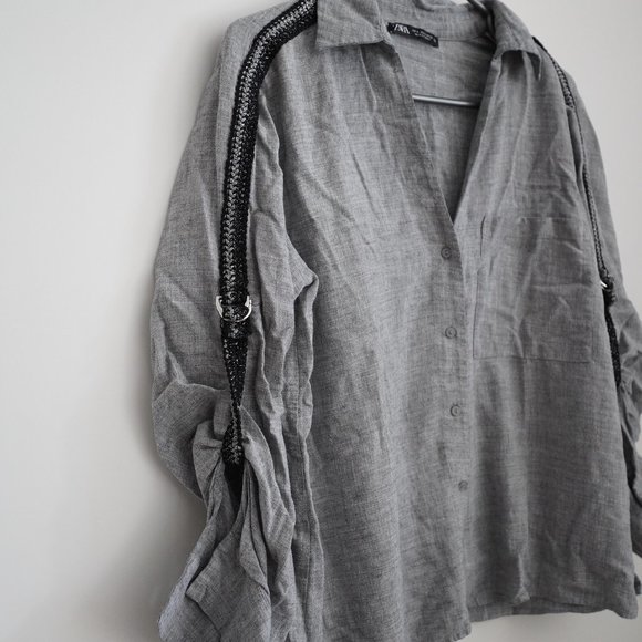 Grey Zara shirt - Picture 6 of 8